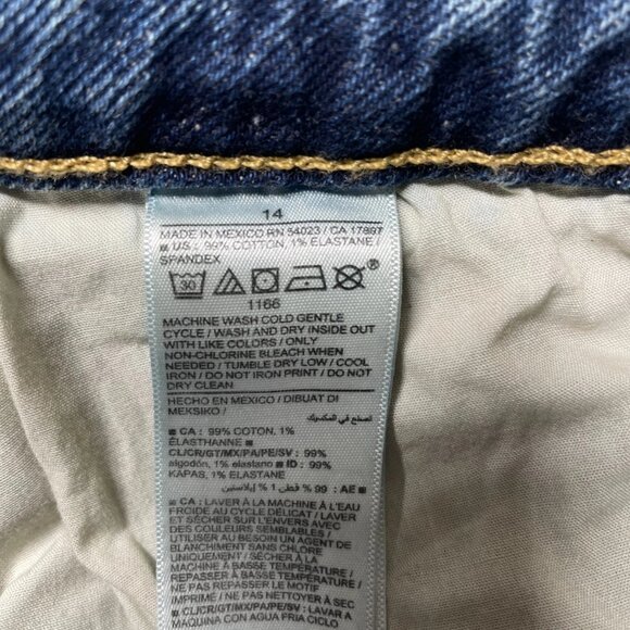 Old Navy Womens Blue High Rise Secret Smooth Pockets Flared Denim Jeans Size 14 - Picture 4 of 10